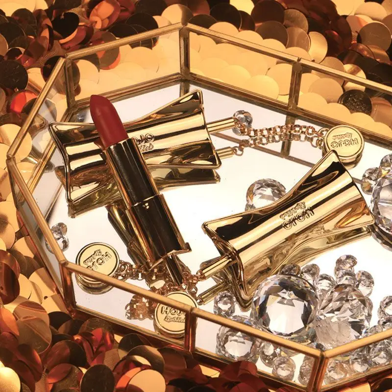 

HOJO Luxury Bow High-density Mirror Velvet Matte Lipstick maquiagem