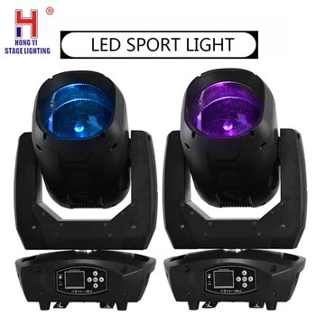 

Moving head beam light LED super bright 80W white beads gobos focus prism dmx control cabeza movil for dj stage effect 2pcs/lot