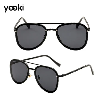 

2019 Fashion Oval Sunglasses Women Sun Glass Metal Frame Mirror Driving Female Glasses