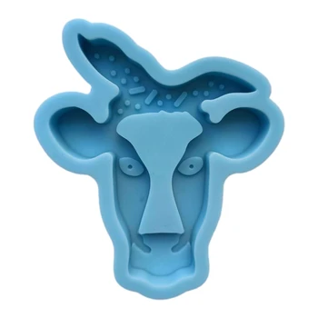 

Bull Head Shape Quicksand Box Epoxy Resin Mold DIY Storage Case Silicone Mould 124A
