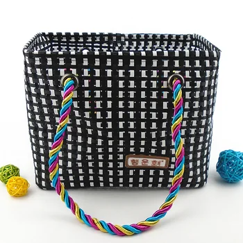 

Weaving Waterproof Bath Basket Wash Bag Bath Basket Bath Bag Bath Bag Wash Bag Korean Bath Bag Folding