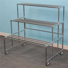 Трехслойный стеллаж для цветочных горшков, полки для гостиной, балкона, Многоэтажный бонсай, Орхидея, мясистая растительная рама для овощей