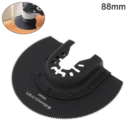 Lame de scie en acier au manganèse, 88mm, noir 65, outil électrique avec dent tranchante pour la coupe du bois, meulage de la feuille de coupe du bois, coupe des ongles en PVC 