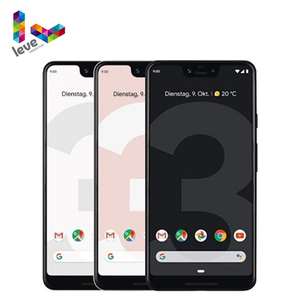 Разблокированный смартфон Google Pixel 3 XL 3XL версия для США телефон 6 дюйма 4 Гб ОЗУ 64 ГБ