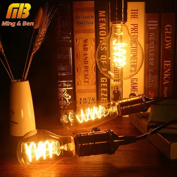 

Vintage Decor Edison Light Bulbs 3W E27 110V 220V A60 ST64 G95 Incandescent Ampoule Bulbs Filament Light Lamp Retro Home Decor