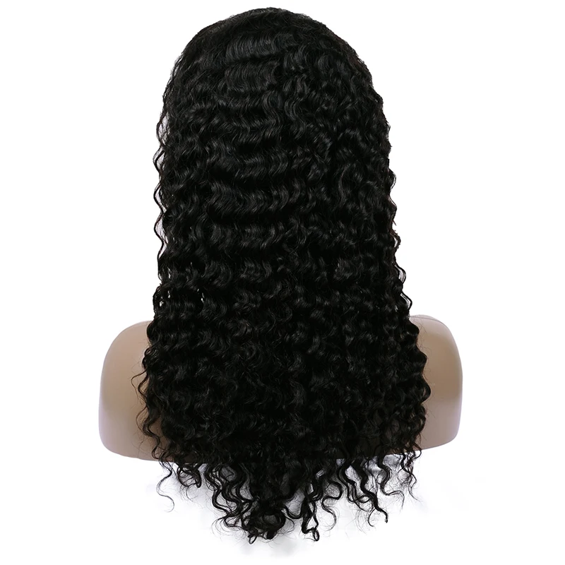 150 Density Middle Ratio 13x4 Lace Front Human Hair Wigs for Black Women Natural Brazilian Remy Human Hair Lace Front Wig 8-24