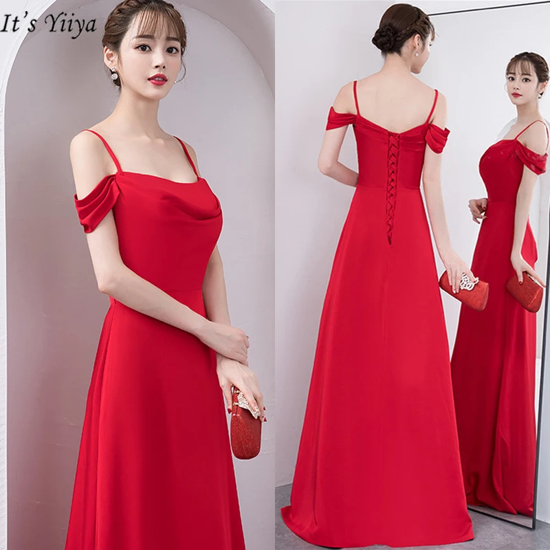 Это Yiya вечернее платье, с вырезом лодочкой без рукавов robe De Soiree Ruched бретелька Русалка Женские вечерние платья E105