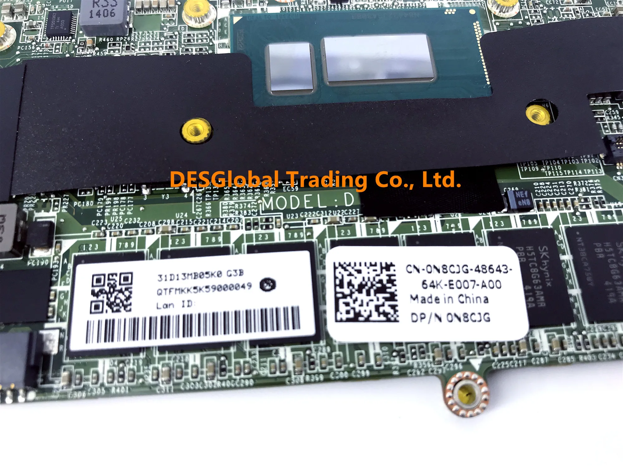 discounted  Mainboard 0N8CJG N8CJG DAD13CMBAG0 RGF2V Motherboard For DELL XPS 13 9333 Laptop Motherboard CN-0N8