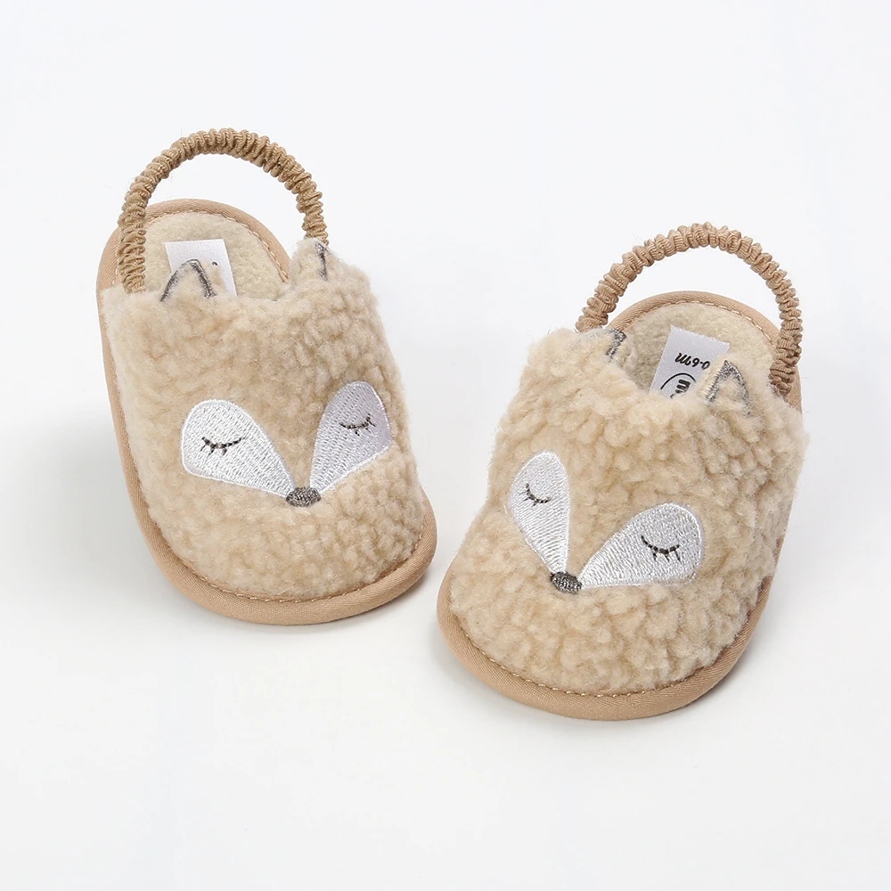 fox baby slippers