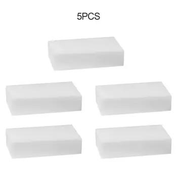 

100pcs/lot White Magic Sponge Cleaner Eraser Multi-functional Cleaner Melamine Sponge for Kitchen Bathroom Cleaning 100x60x15mm