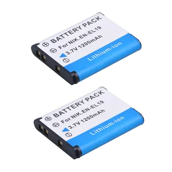 

1200mAh ENEL19 EN-EL19 Battery for Nikon Coolpix S32 S33 S100 S2500 S2750 S3100 S3200 S3300 S3400 S3500 S4100 S4150 S4200 L10.