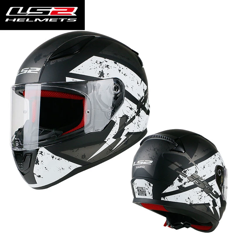 LS2 FF353 анфас мотоциклетный шлем ECE Casco мото Кроссовый мотоцикл грязный велосипед шлем мото мотоциклетный шлем винтажный Casco - Цвет: 4