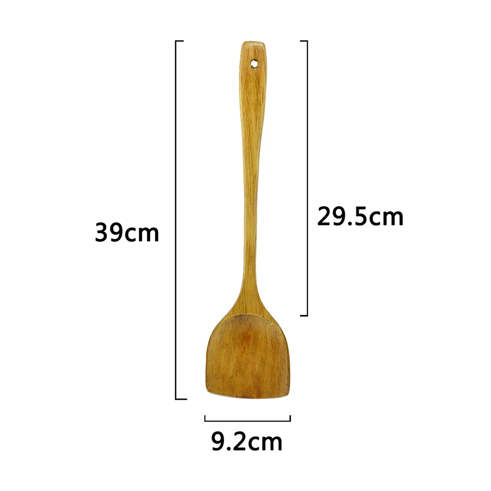 Деревянная лопатка, профессиональная антипригарная экологически безопасная деревянная лопатка кухонный инструмент