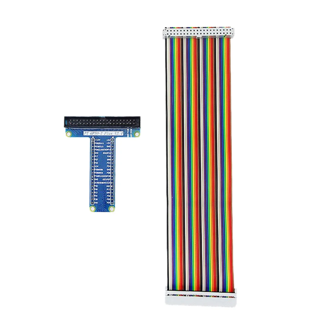 Т-образная Плата расширения и Радужный кабель для Raspberry Pi 3B+/3B/2B GPIO