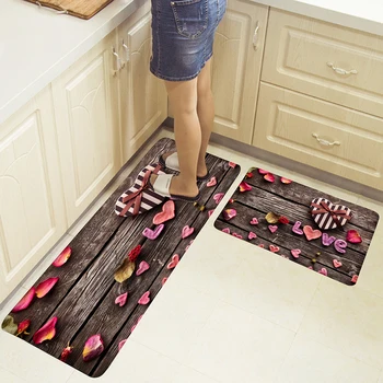 

2pcs Soft Long Mat Home Entrance Doormat Modern Kitchen Rug Tapete Absorbent Bedroom Living Room Floor Mat Bath Carpet Floor Mat