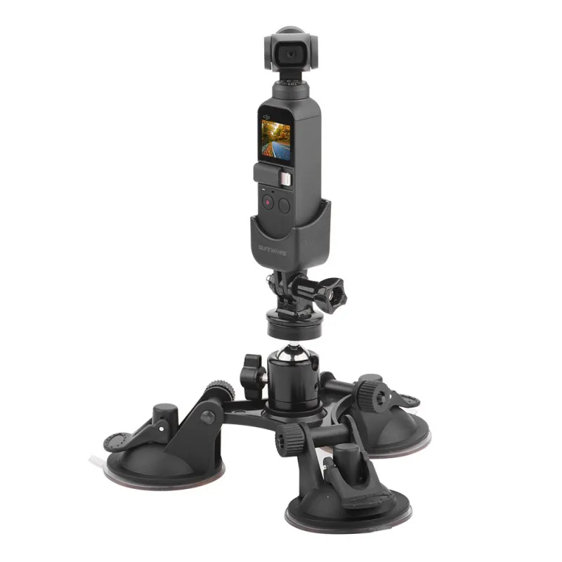 Автомобильный держатель на присоске для DJI Osmo, карманные аксессуары, кронштейн для крепления стеклянного стекла DVR, кронштейн на присоске