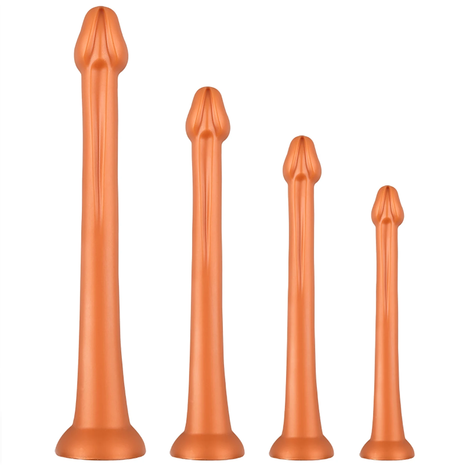 Liquid Silicone Super Long Anal Plug Big Dildos Stimulate Anus and Vagina Soft Dilator Penis Sex Toy Dick Butt Phallus | Красота и