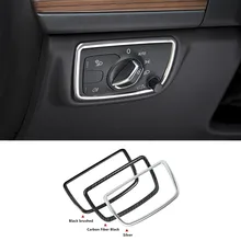 Автомобильный Стайлинг консоль головной светильник рамка Крышка Накладка для Audi A6 C7 2012-18 внутренняя наклейка из нержавеющей стали
