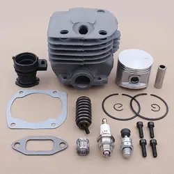 Kit de démarrage à Piston cylindre 50mm pour Husqvarna 365 362 371 372 XP tronçonneuse 503909271, Valve de décompression 503743901 w 