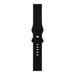 Waterproof Silicone Watch Strap - Soft and Durable Bracelet for Polar Ignite (Black)