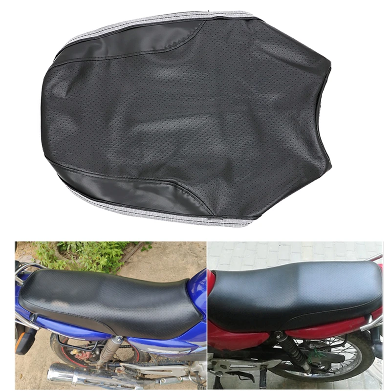 Funda de cuero PU para asiento de motocicleta, Protector cojín para Yamaha YBR 125, YBR125, 2005, 2006, 2007, 2009, YBR 125| | - AliExpress