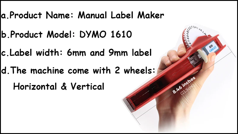 diy gravando impressora de etiquetas de plástico dymo gravar máquina manual