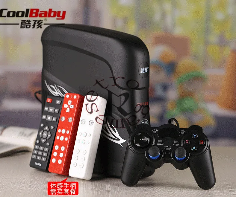 RS-05 4 Cores 32 Bits CPU Android 4.4.4 HDMI / AV 8GB Smart Home Host TV WIFI Retro Video Game Somatosensory Game Console