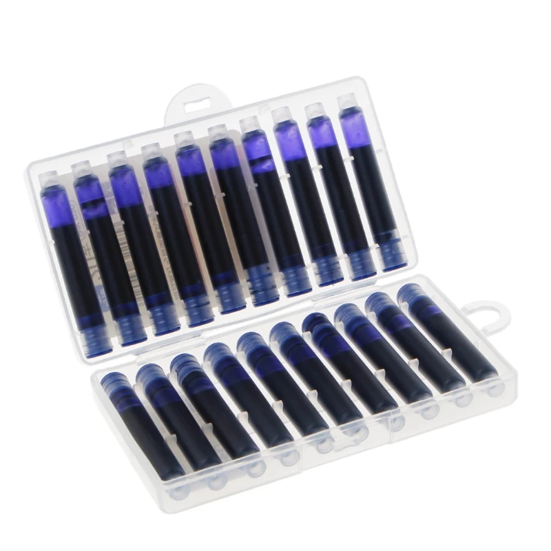 20 Pcs 교체 만년필 잉크 카트리지 리필 잉크 Sac 유니버설 디자인 WXTA