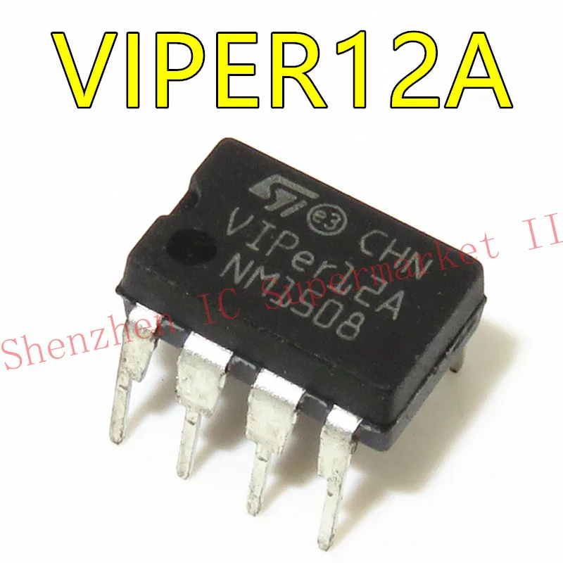 1 шт./лот VIPER12A DIP8 VIPER12 DIP|Интегральные схемы| |