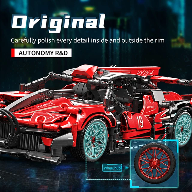 Technical Super Sport Car Assembly Set Building Blocks Expert Racing Speed Vehicle Model Bricks Moc Toys for Boys Festival Gifts 6