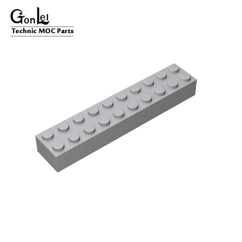 10Pcs/Lot MOC Parts Thick Brick 2x10 Plate Element 3006 Building Blocks Bricks LOGO Enlighten DIY Educational Children Toys | Игрушки и