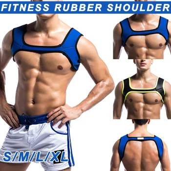 

Men Shoulder Support Harness Sport Fitness Training Shoulder Neoprene Protectors BHD2