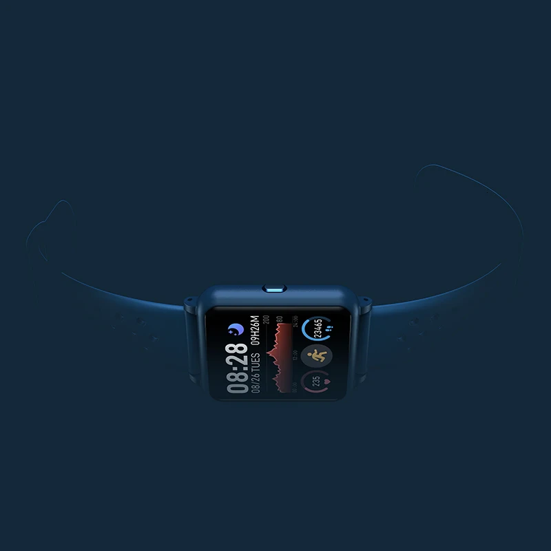 ZOMTOP P8 Smartwatch IP67 Водонепроницаемый носимое устройство Bluetooth Шагомер монитор сердечного ритма цветной дисплей для Android/IOS