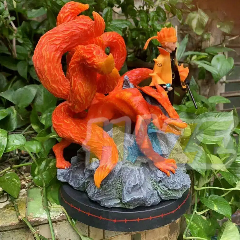 Наруто Узумаки Наруто нарисованная статуя ПВХ фигурка модель игрушки коллекция аниме фигурка игрушки модель детский подарок 25 см