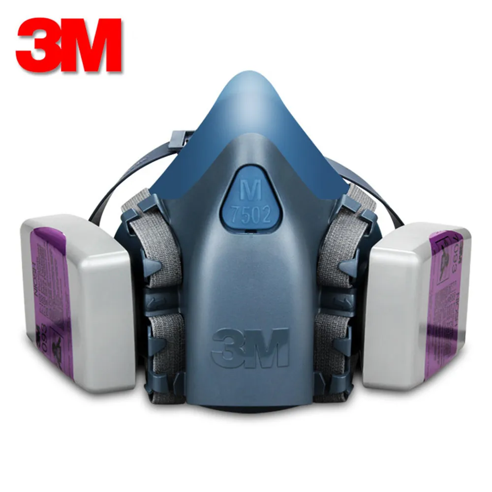 

Authentic 3M7502 With 7093 Anti Fog Dust Mask P100 Particulates Extremely Fine Dust Particulates Silicone Anti-welding Mask