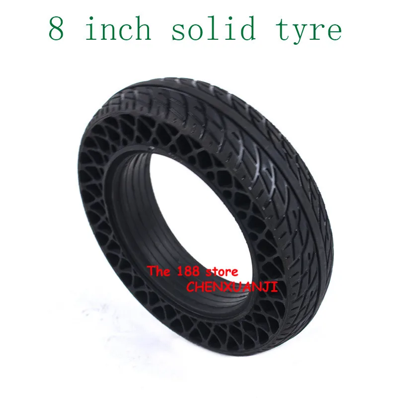 

New Upgrade 8 Inch 200x50 Solid Tire For Electric Scooter Tricycle Cart Wheel Explosion-Proof Porous Honeycomb Tire