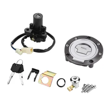 

Motorcycle Ignition Switch Anti-rust Metal Fuel Gas Cap Seat Lock Keys CNC machining for Yamaha YZF R1 R6 R6S FZ6 FJR1300