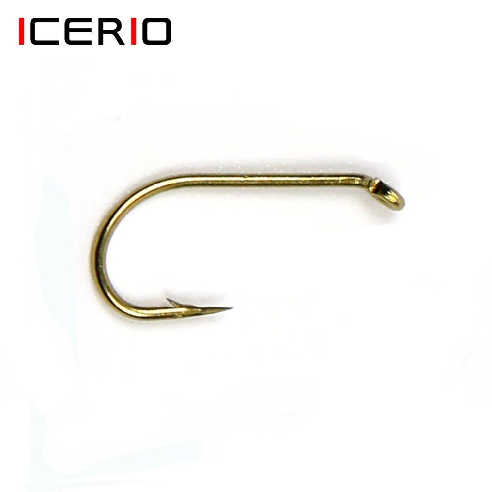 ICERIO 500/1000 шт. крючок для завязывания мухи сухая и влажная Nymph креветка Caddis Pupa Streamer