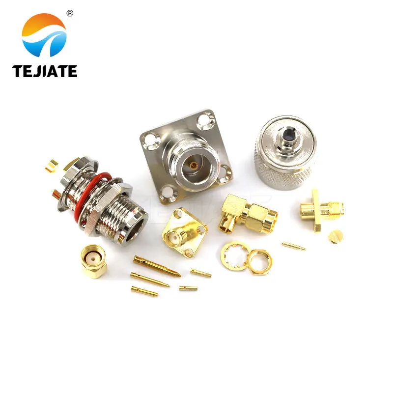 SMA公头直-弯头连接头--(1)