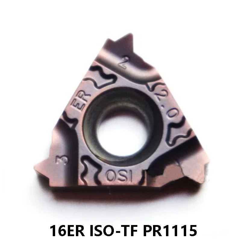 

Original Kyocera 16ER 100 125 150 175 200 250 16ER100ISO TF PR1115 for Steel and Stainless Steel Threading Inserts Lathe Cutter