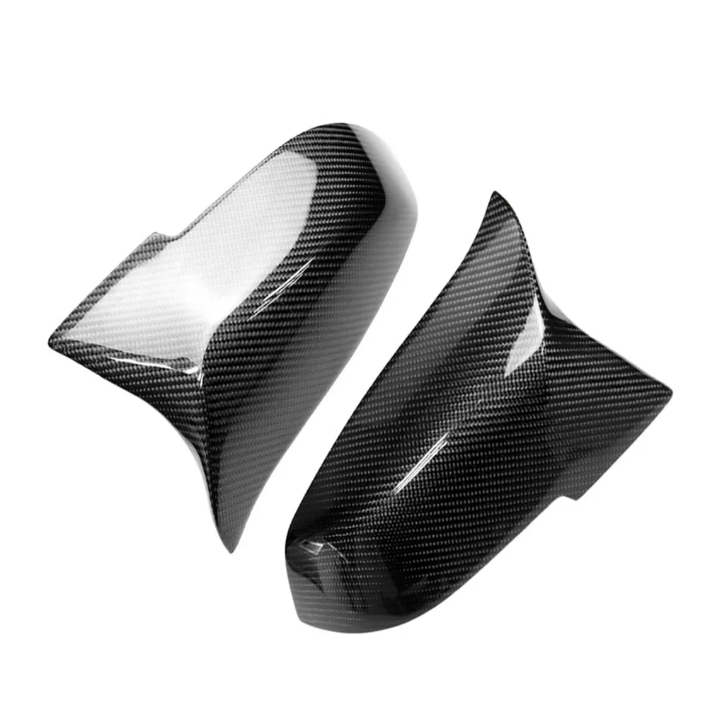 

Replacement For BMW 5 Series F10 F18 F07 2014-2016 1 Pair Car Rearview Mirror Shell Horn Cover Carbon Fiber