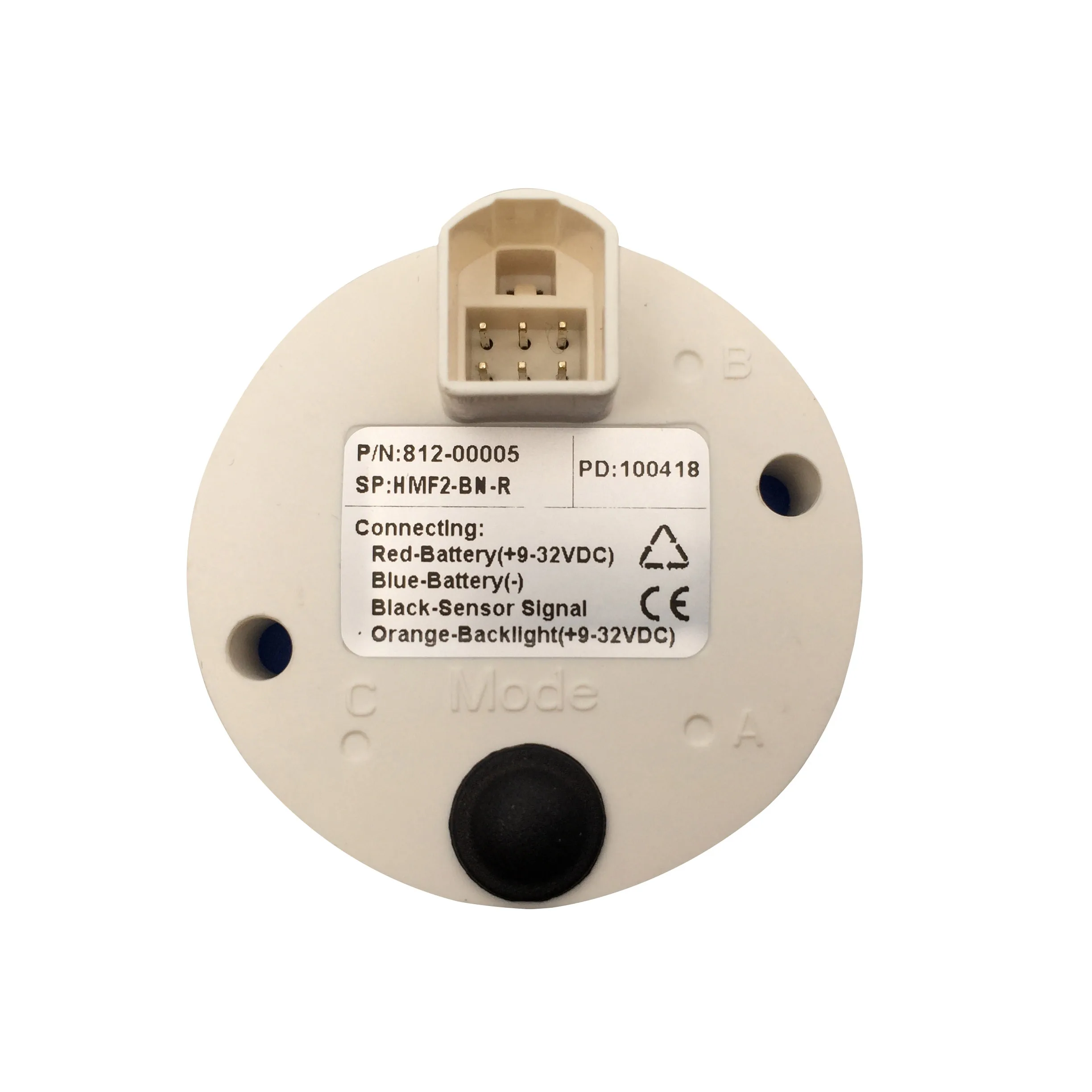 Регулируемый сигнал 0-190ohm/240-33 ohm датчик уровня топлива водонепроницаемый с 8 цветами подсветки 9~ 32V подходит для автомобиля мотоцикла лодки яхты