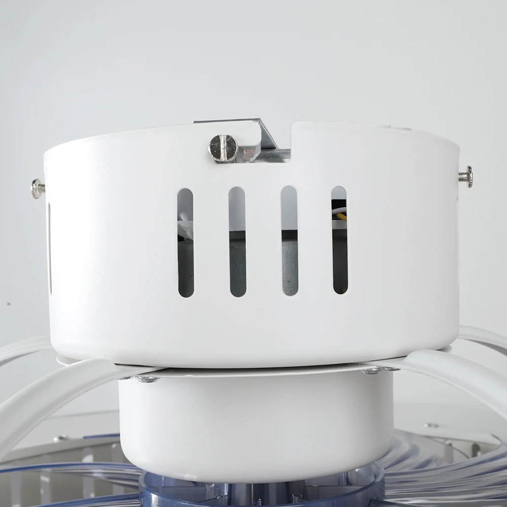 Умный потолочный вентилятор управления с сотовым телефоном Wi-Fi для дома decora 50-55 см потолочный вентилятор с освещением современного освещения круговой