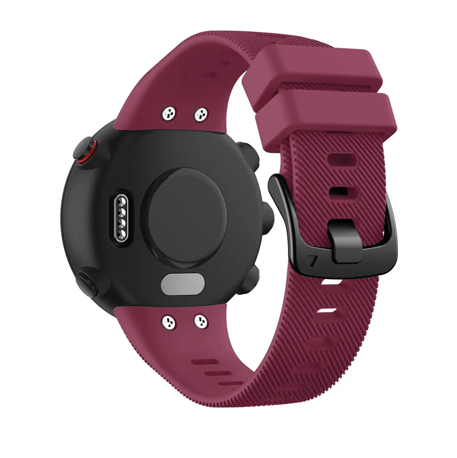 Силиконовый ремешок для часов Ремешок для Garmin Forerunner 45 45s смарт часы браслет Спорт Замена браслет Мода Correa с инструментом - Цвет: Red wine