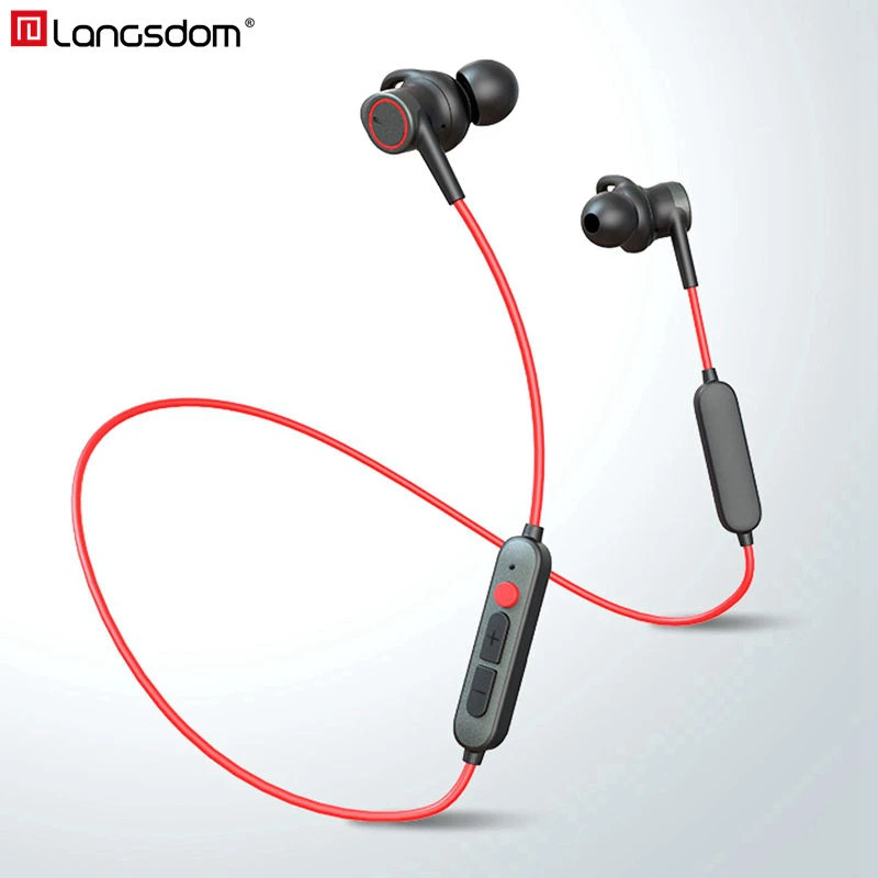 Langsdom L80 Bluetoothイヤホンワイヤレスヘッドフォンhifi低音ipx6 防水スポーツワイヤレスイヤホンfoneのデouvido Bluetooth Bluetooth イヤホン ヘッドホン Aliexpress
