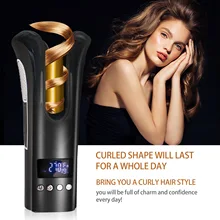 Автоматические щипцы для завивки волос для укладки волос, волнистые керамические отрицательные Ионные Профессиональные салонные щипцы для завивки волос, вращающиеся на 360 ° инструменты