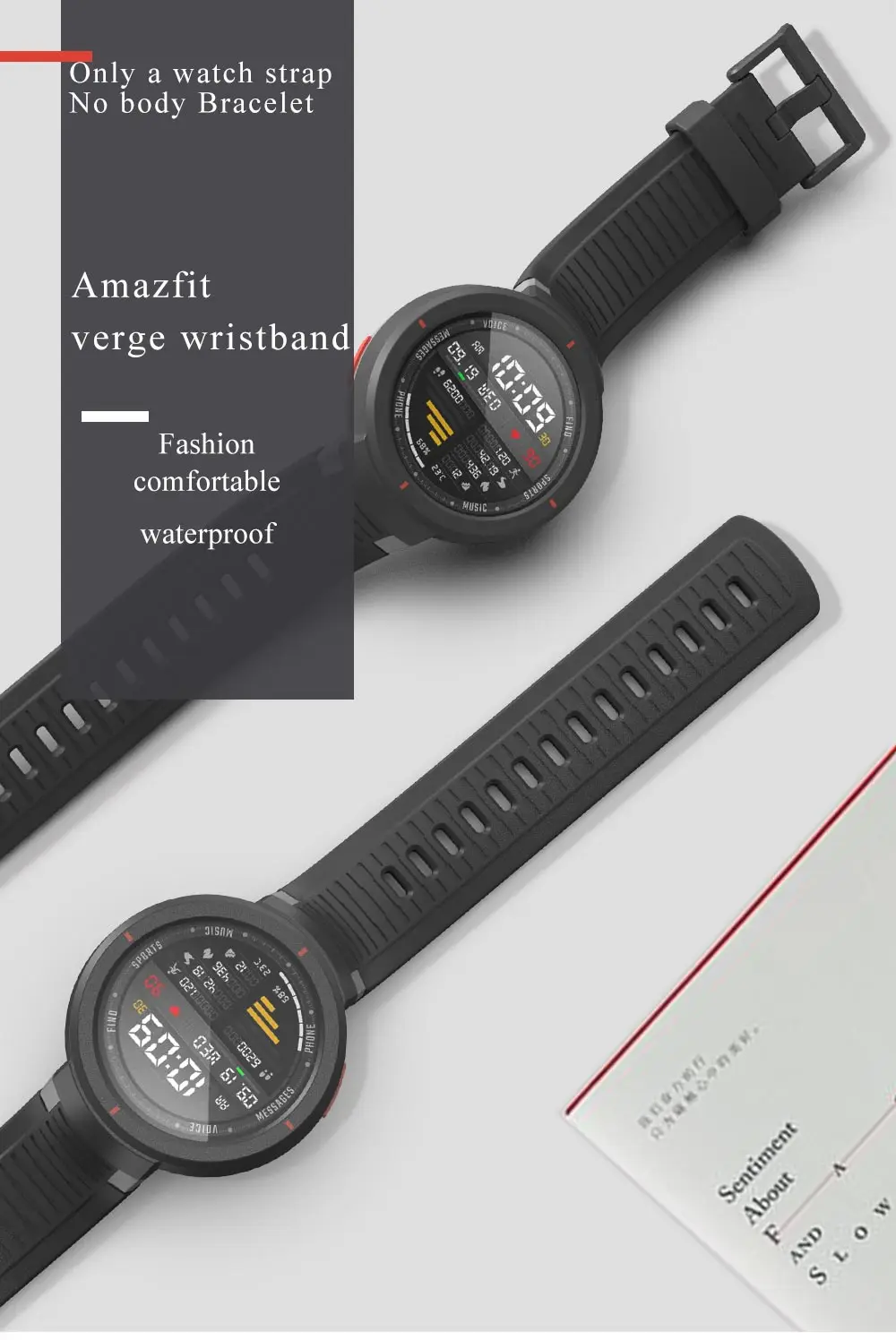 Mijobs силиконовый ремешок для Xiaomi Huami Amazfit Verge умные часы мягкий силиконовый браслет сменные браслеты