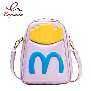 

Funny Cute Fries Shape Design Girls Purses and Handbags Casual Shoulder Bag Crossbody Bag Women Totes Clutch Bag Pouch New Bolsa