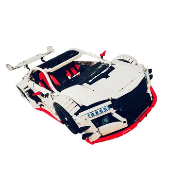 

1879Pcs MOC Japanese Style RC Sports Car Vehicle Model High Level Assembly Small Particle Building Block Set with Motor Remote