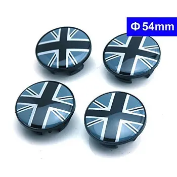 

4pcs W070 54 mm Car Styling Accesorios emblema adhesivo de cubierta del Centro de rueda Hub Caps Mini John Cooper Clubman